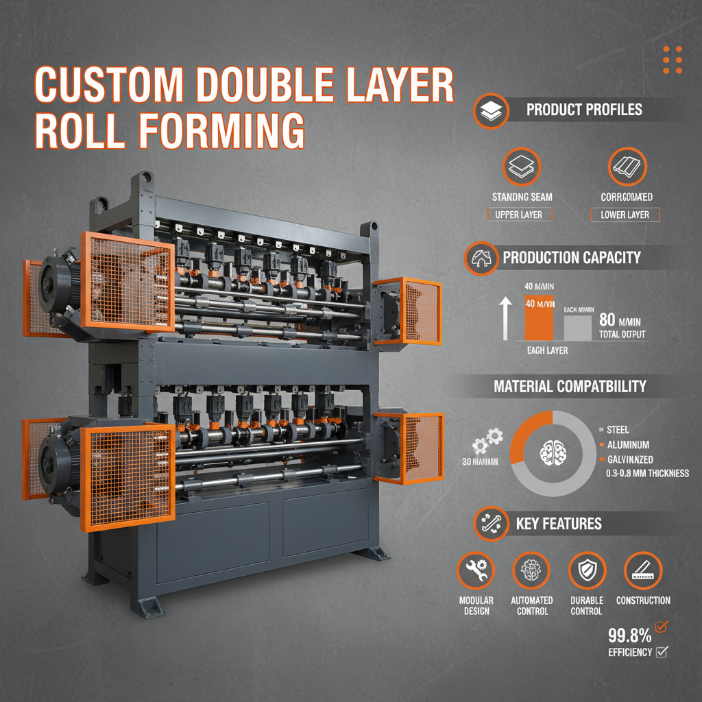 Optimized Production with a Customized Double Layer Roll Forming Machine Solution