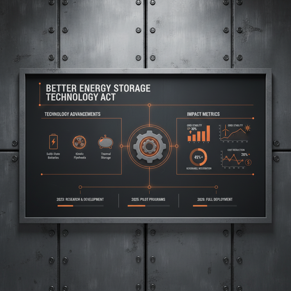The Better Energy Storage Technology Act Accelerates US Energy Innovation