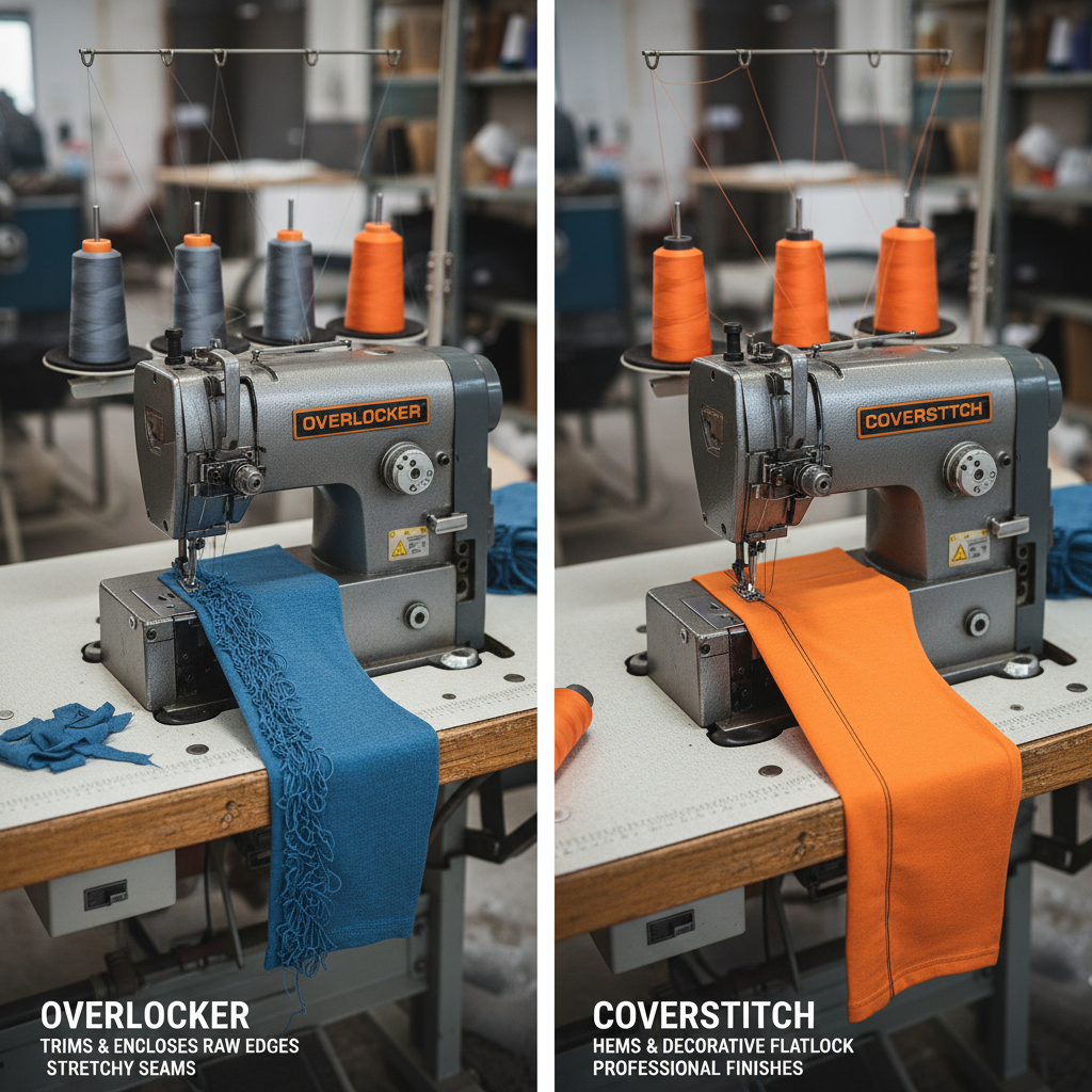 Whats the Difference Between an Overlocker and a Coverstitch Machine A Comprehensive Guide