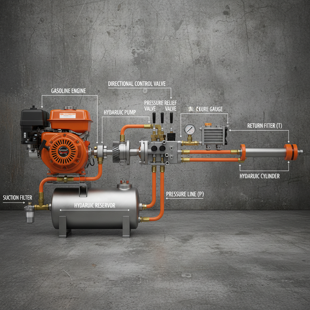 China Gas Powered Hydraulic Power Unit Solutions for Industrial Applications