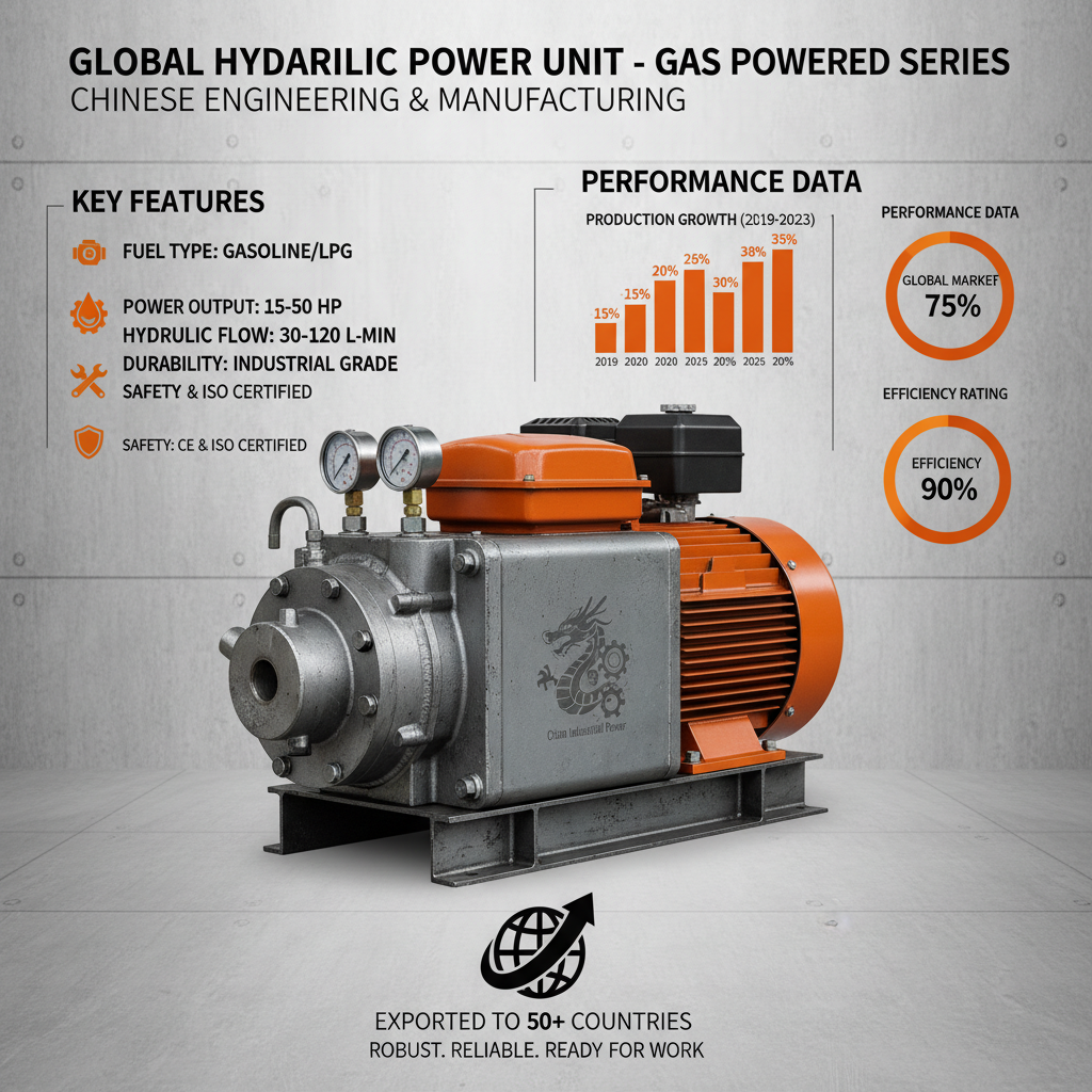 China Gas Powered Hydraulic Power Unit Solutions for Industrial Applications