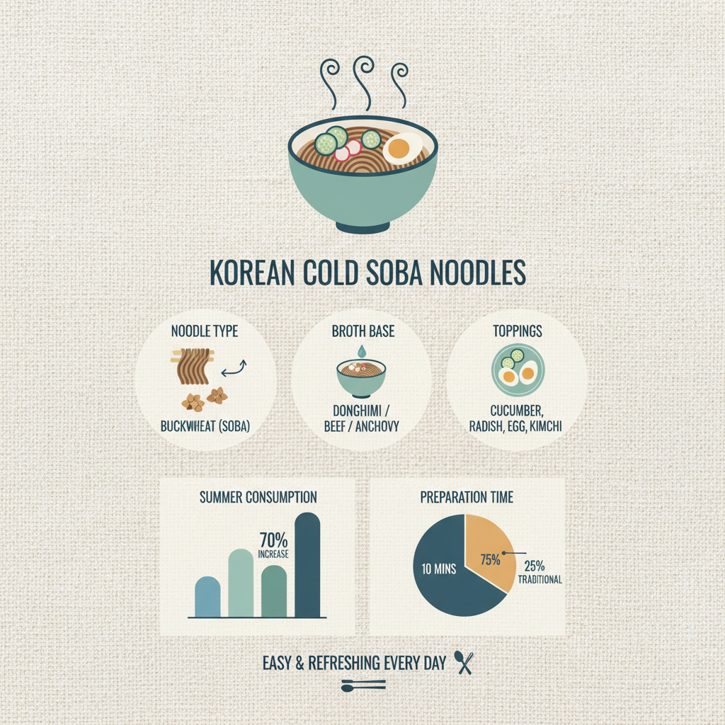 Discover the Cool and Refreshing World of Korean Cold Soba Noodles