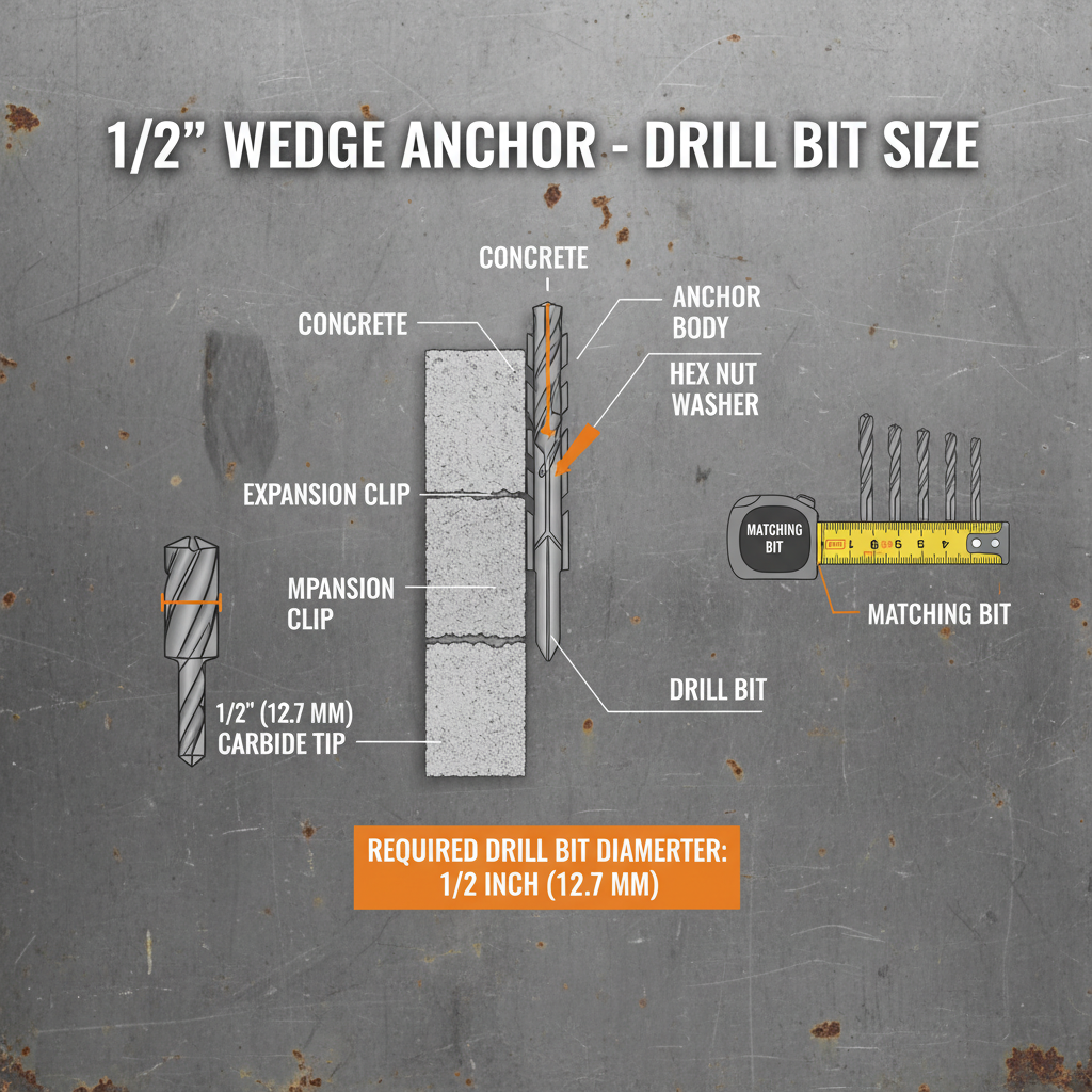 Understanding the Optimal Bit Size for 1/2 Wedge Anchor Installations