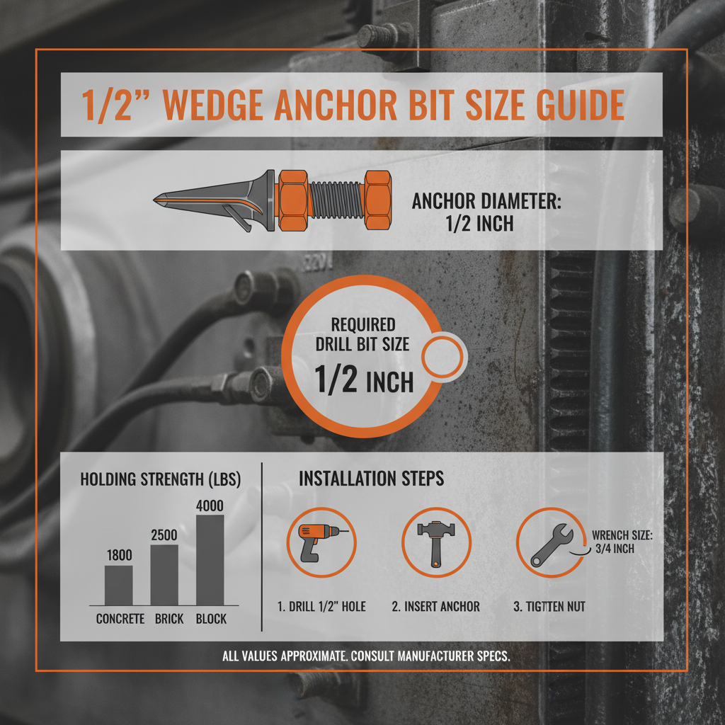 Understanding the Optimal Bit Size for 1/2 Wedge Anchor Installations