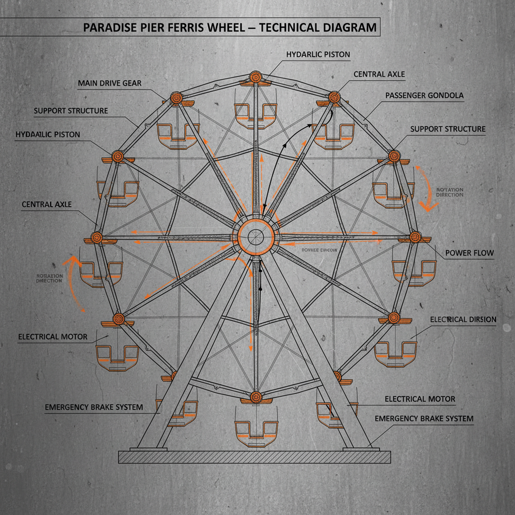 Discover the Enchantment of Paradise Pier Ferris Wheel and its Rich History