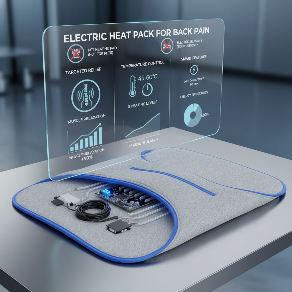 Effective Electric Heat Pack for Back Pain Relief and Management
