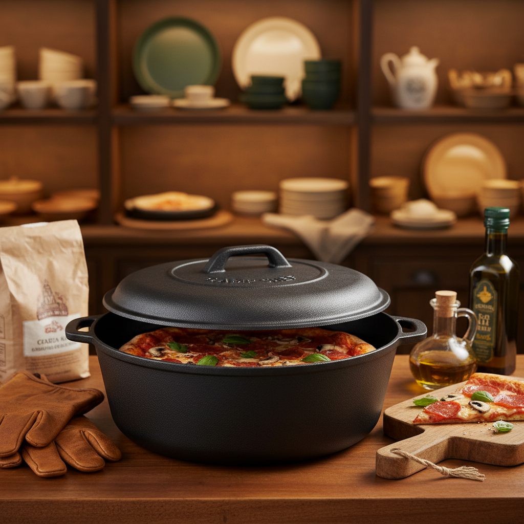 Delicious Camping Pizza with a Dutch Oven A Culinary Delight