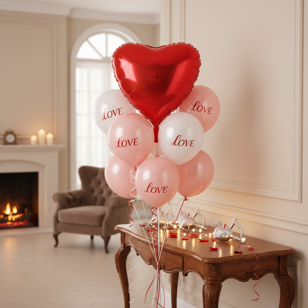 Express Your Love with a Stunning Balloon Arrangement for Valentine's Day