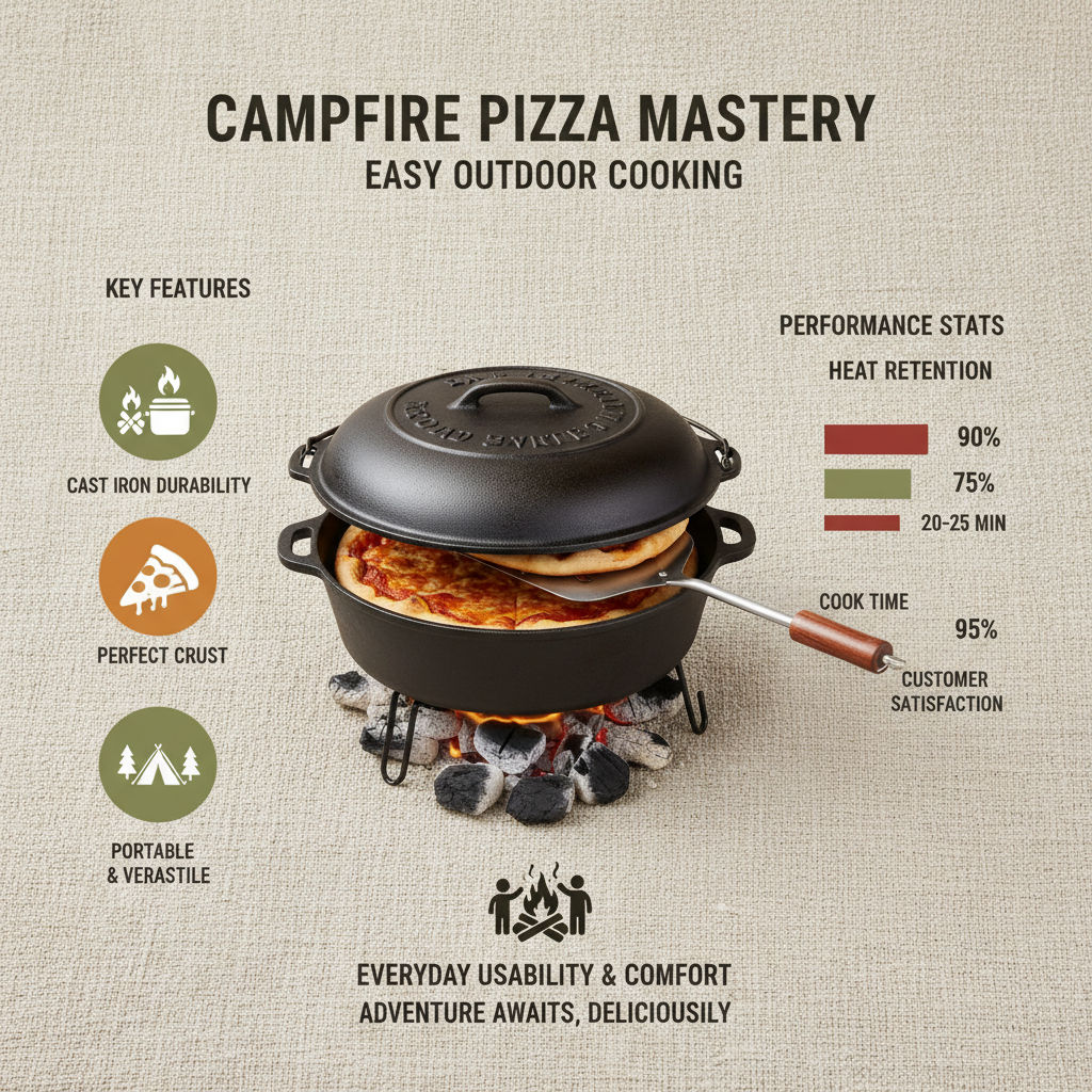 Delicious Camping Pizza with a Dutch Oven A Culinary Delight