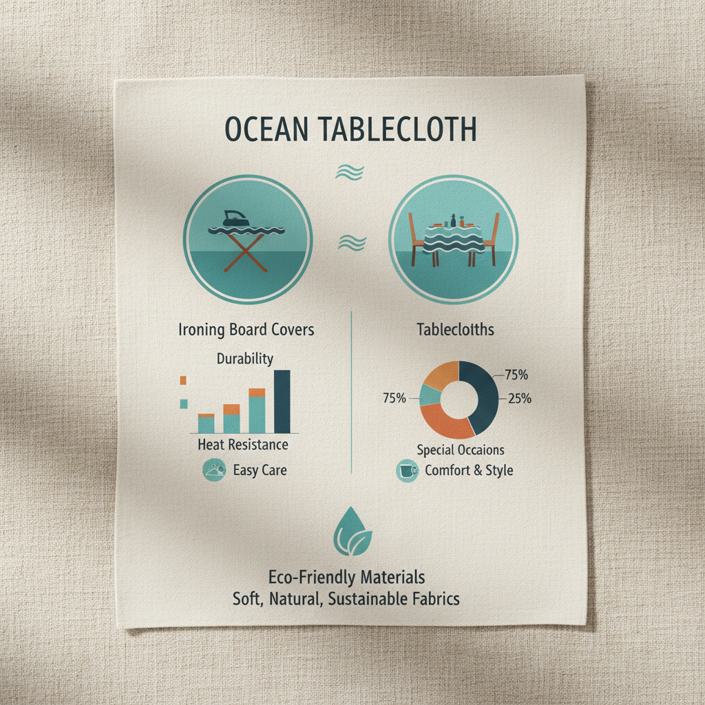 Elevate Your Dining Experience with a Stunning Ocean Tablecloth