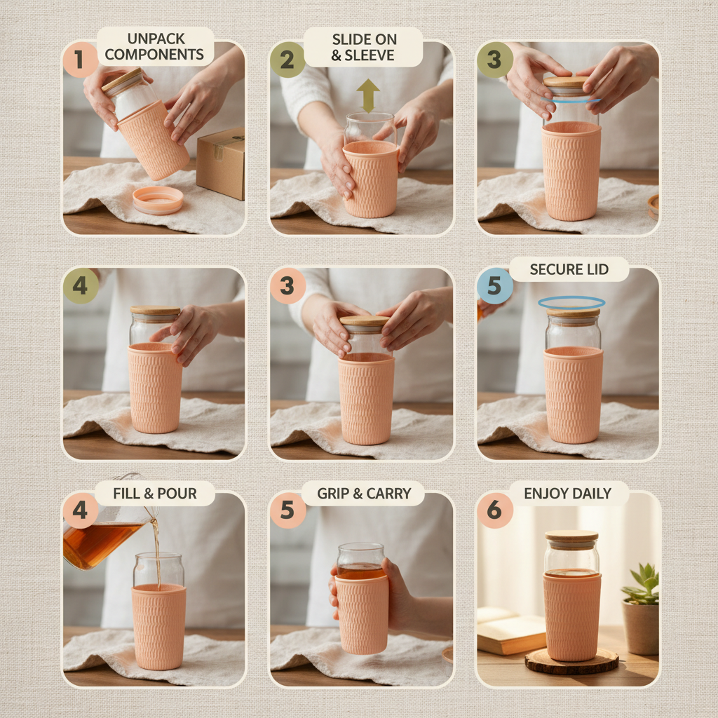 Exploring the Benefits of Glass Containers with Silicone Sleeve for Everyday Use