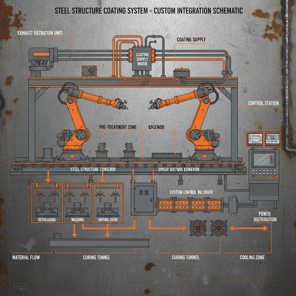 Optimizing Steel Structure Protection through Customization and Integration of Spraying System