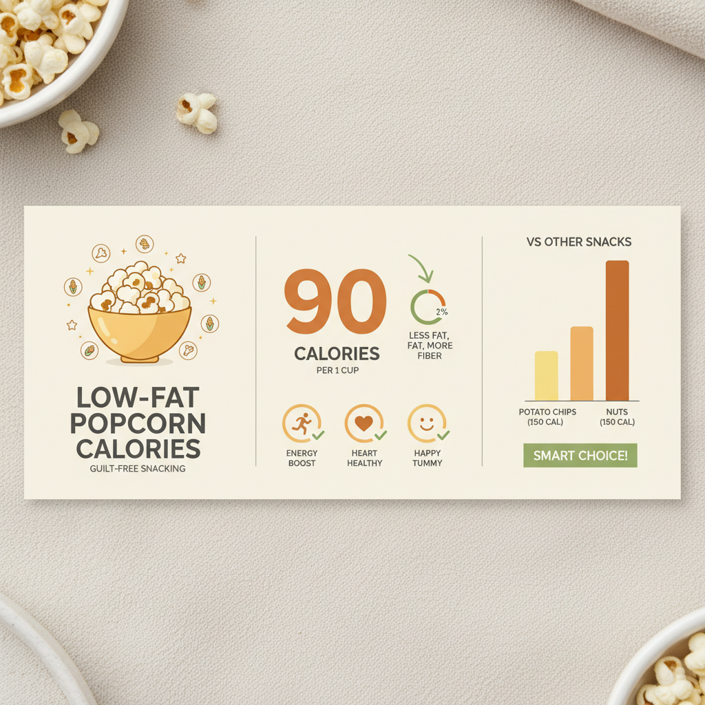 Understanding Calories in Low Fat Popcorn and Healthy Snacking Choices