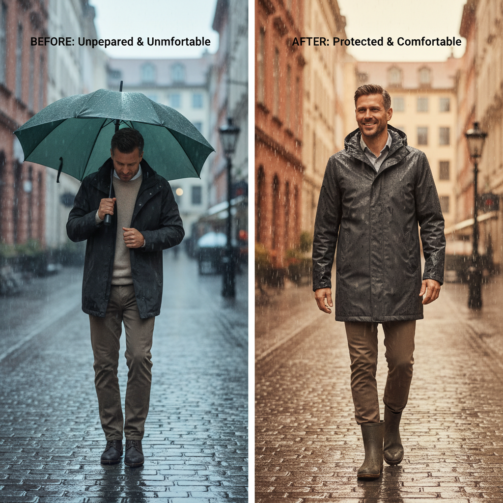 Choosing the Right Mens Rain Coat for Optimal Weather Protection