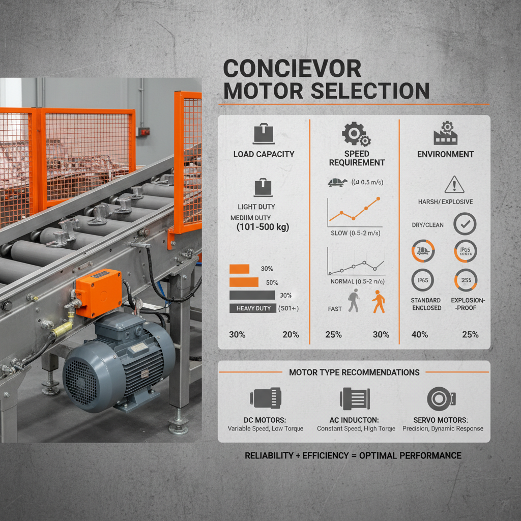 Comprehensive Guide to Motor Selection for Conveyor Systems and Applications