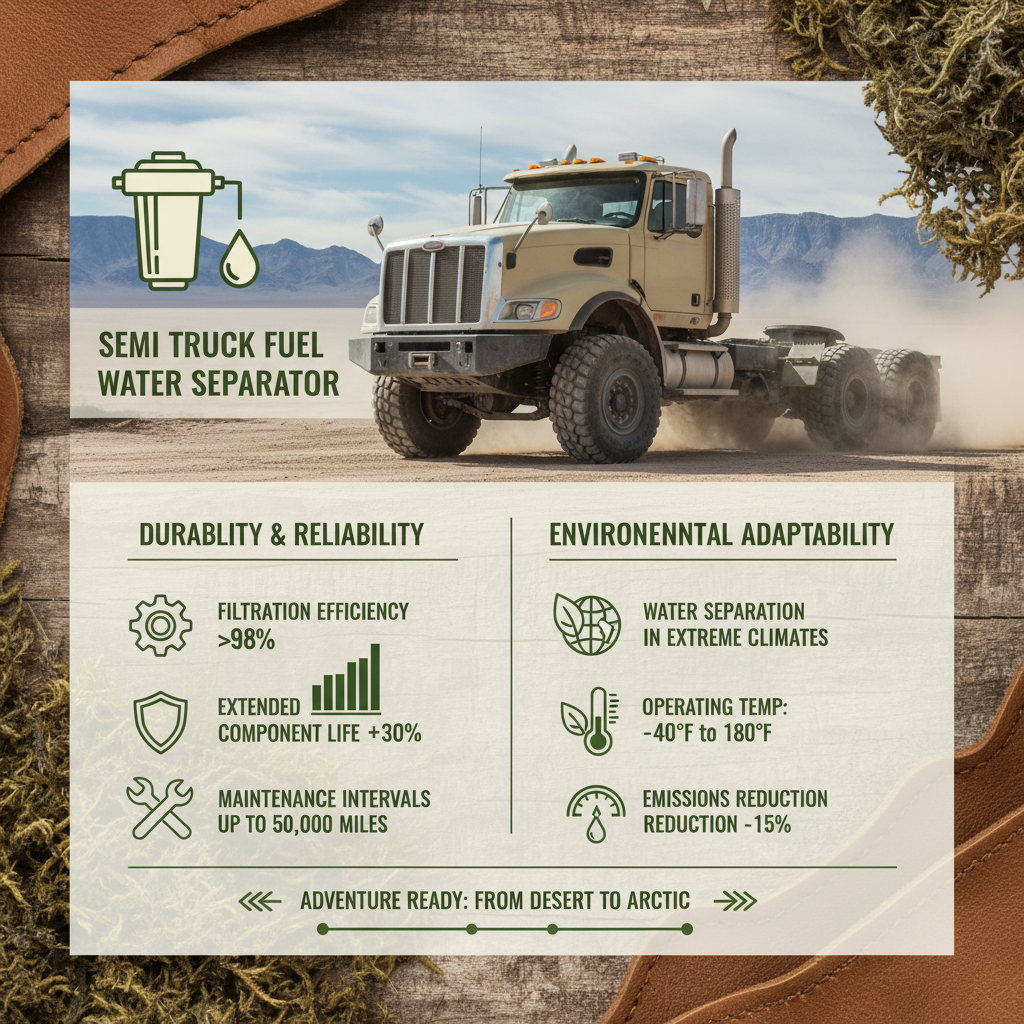 Essential Guide to Semi Truck Fuel Water Separators for Optimal Performance