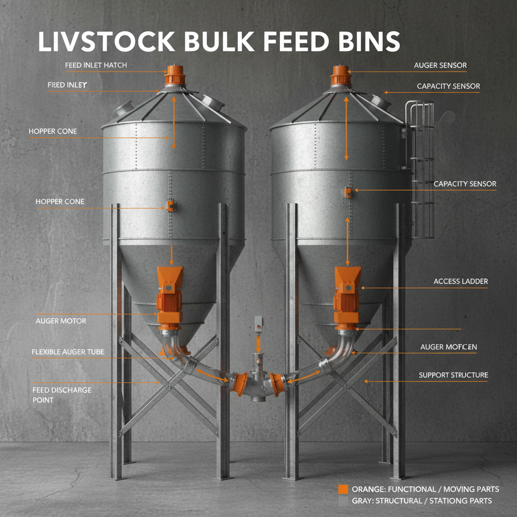 Optimizing Livestock Feeding with Durable Bulk Feed Bins for Efficient Farm Management