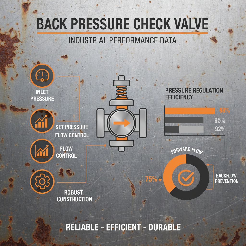 back pressure check valve