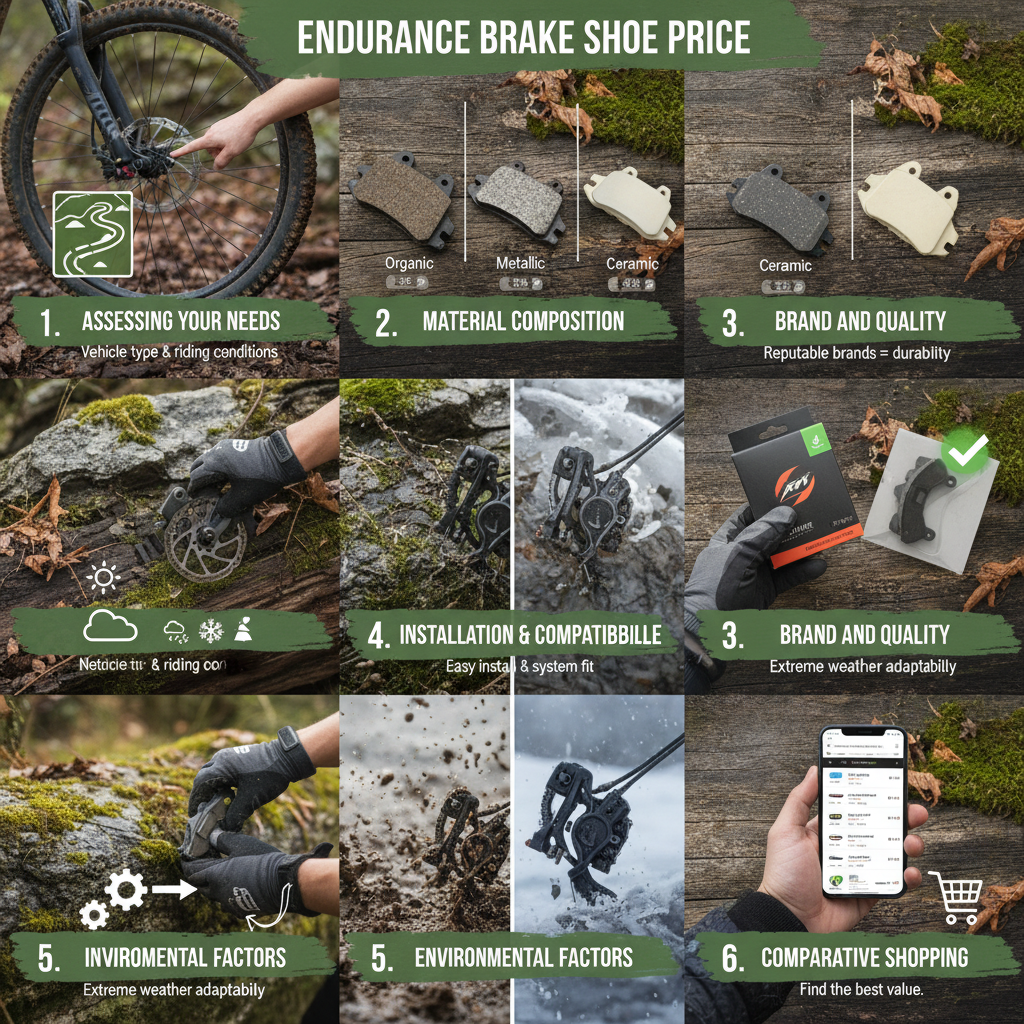 endurance brake shoe price