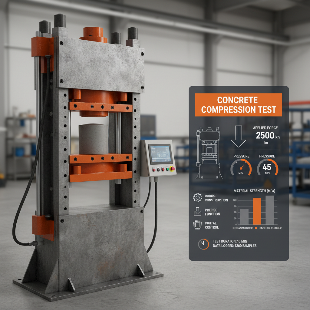 concrete press machine