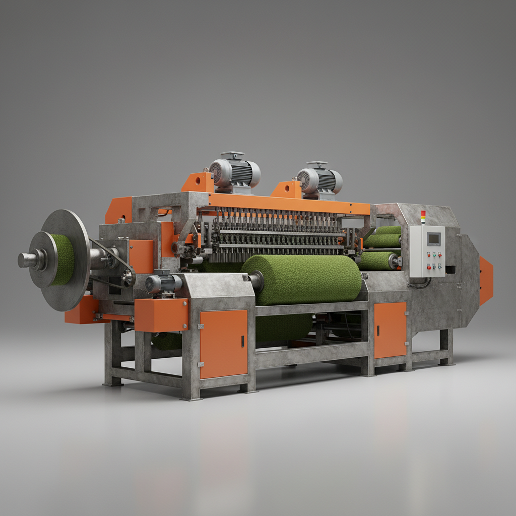 China artificial grass making machine