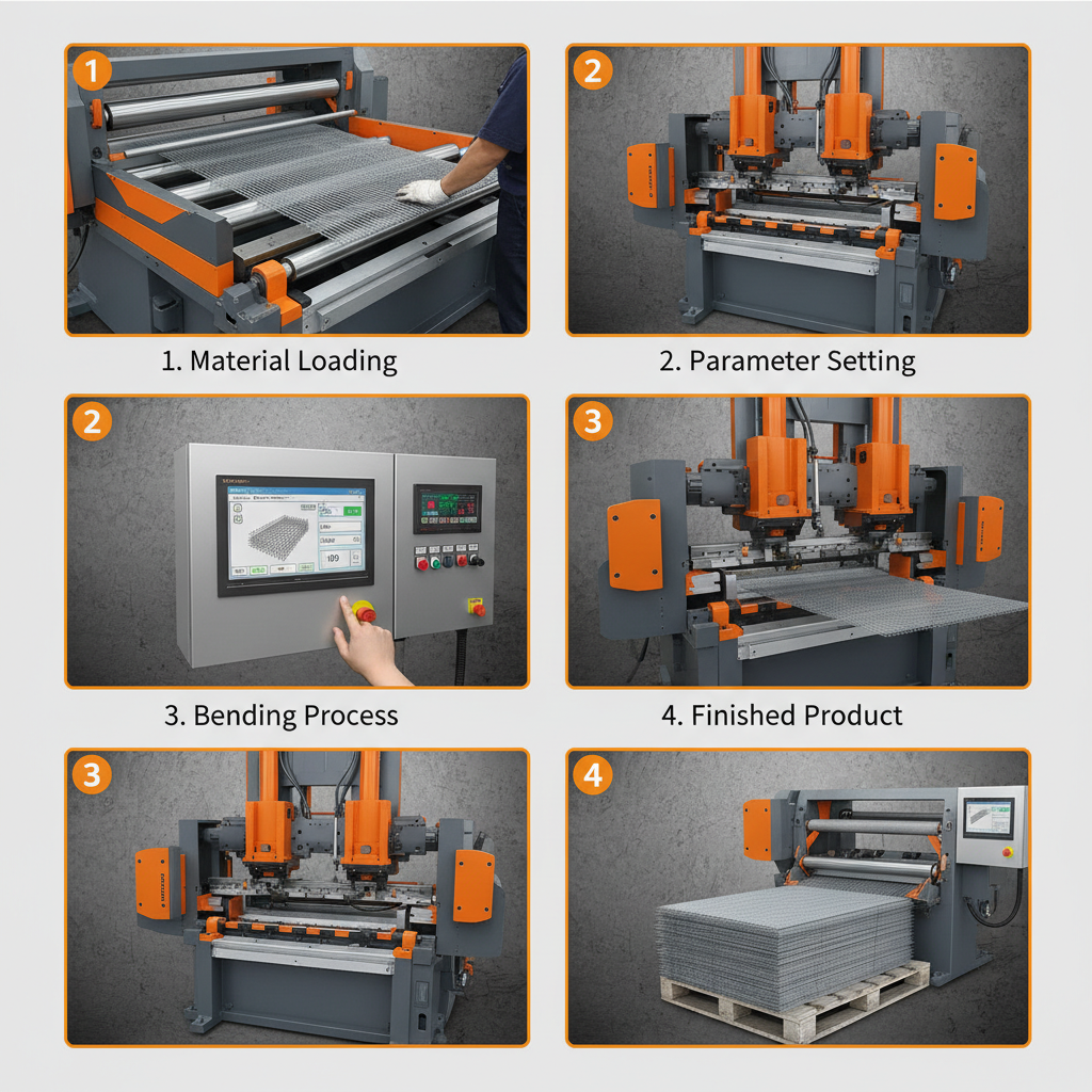 wire mesh bending machine