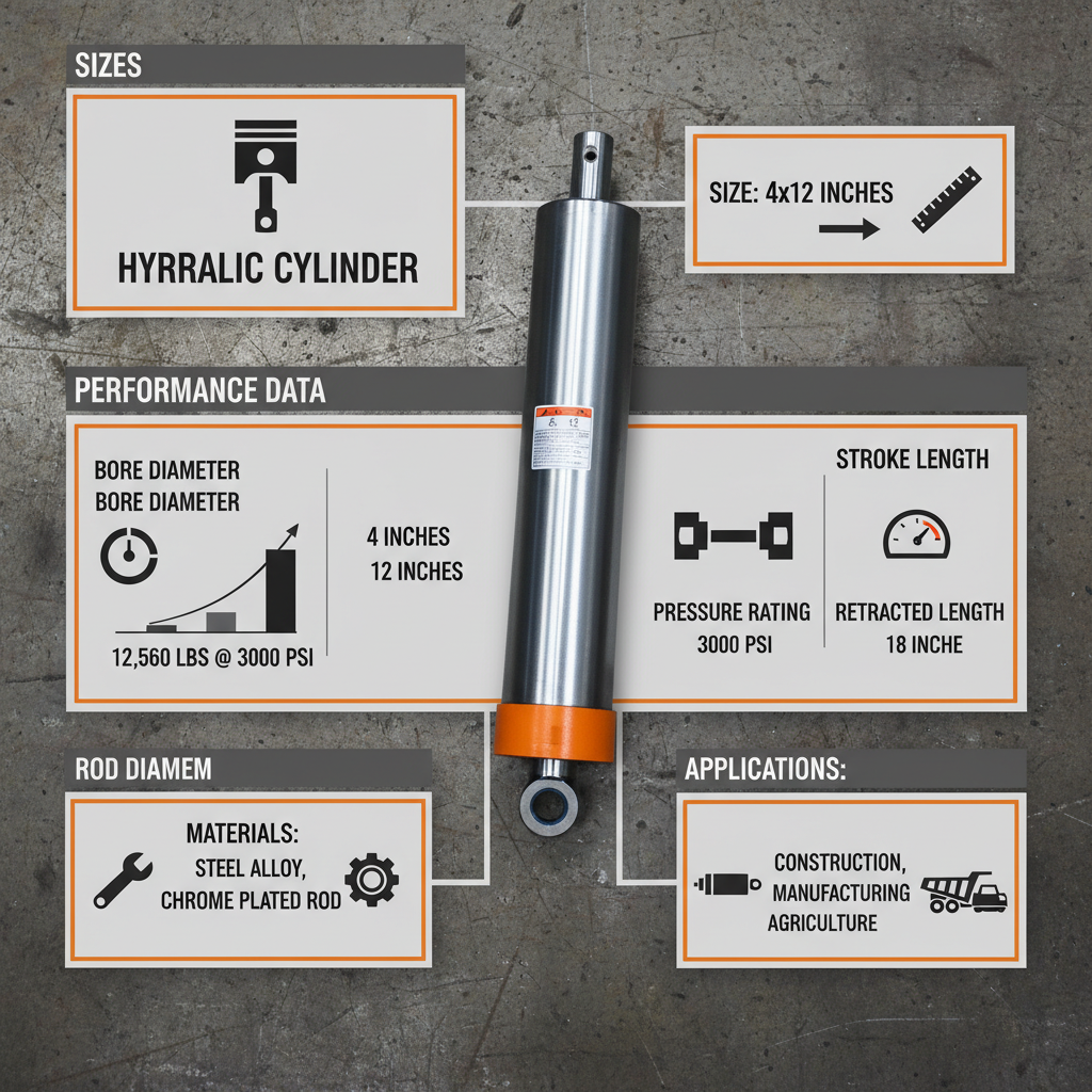 4x12 hydraulic cylinder