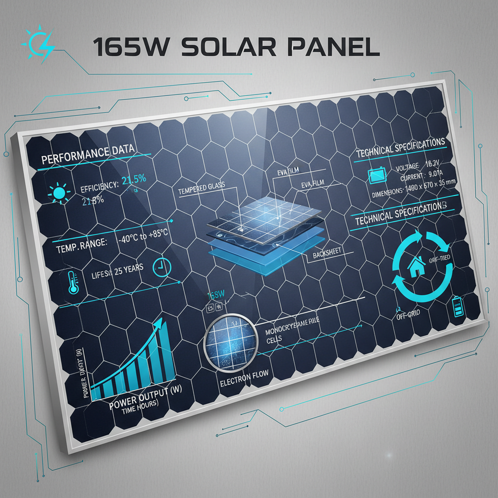 165 watt solar panel