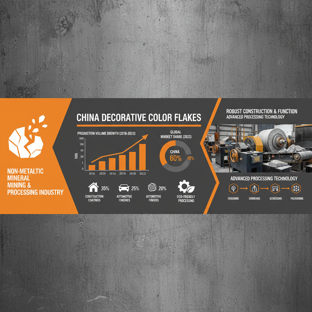 China decorative Color Flakes