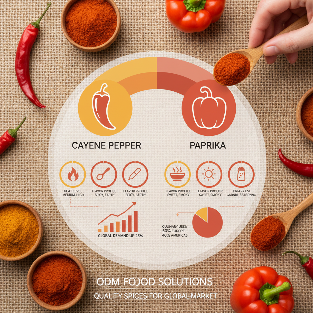 odm cayenne pepper and paprika