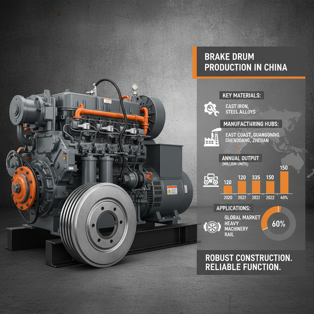Sourcing Reliable Brake Drum in China for Construction and Industry