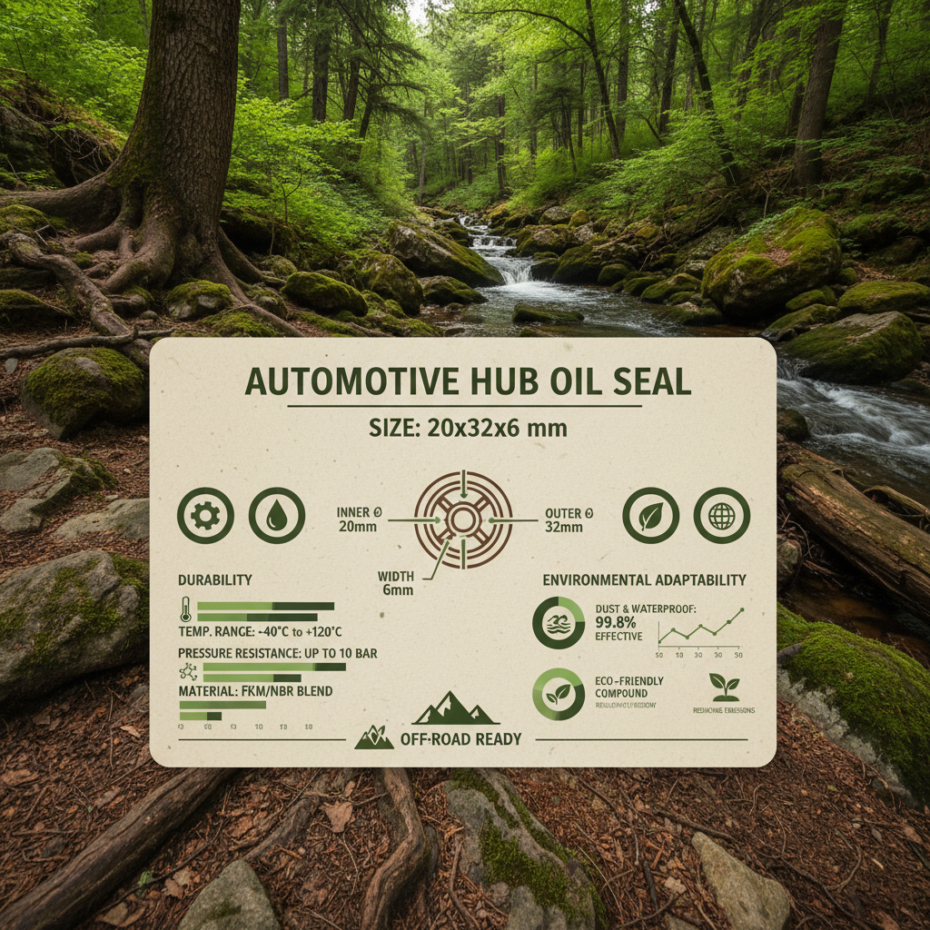 Reliable Performance of the 20 32 6 Oil Seal for Optimal Equipment Function