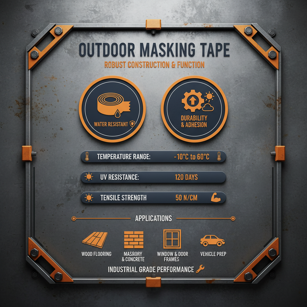 The Crucial Role of Quality Outdoor Masking Tape for Professional Results