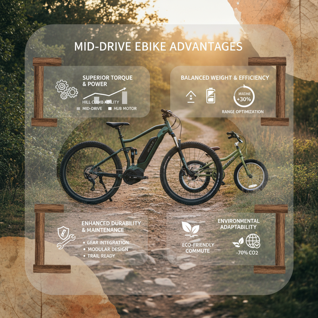 The Rise of Mid Drive Ebike Technology and Sustainable Transportation