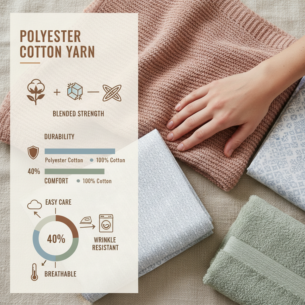Understanding Polyester Cotton Yarn Properties and Diverse Applications