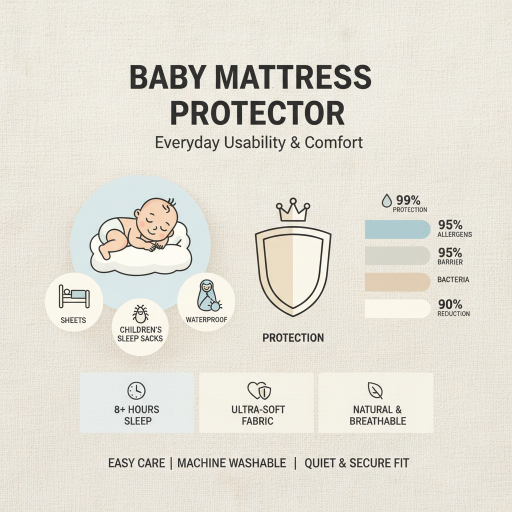 Protect Your Little One with a Durable Baby Mattress Protector