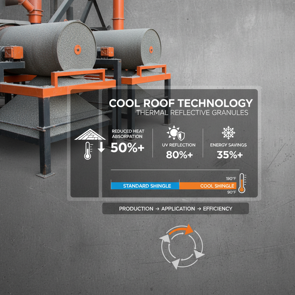 The Impact of Cooling Granules on Asphalt Shingles for Energy Efficiency