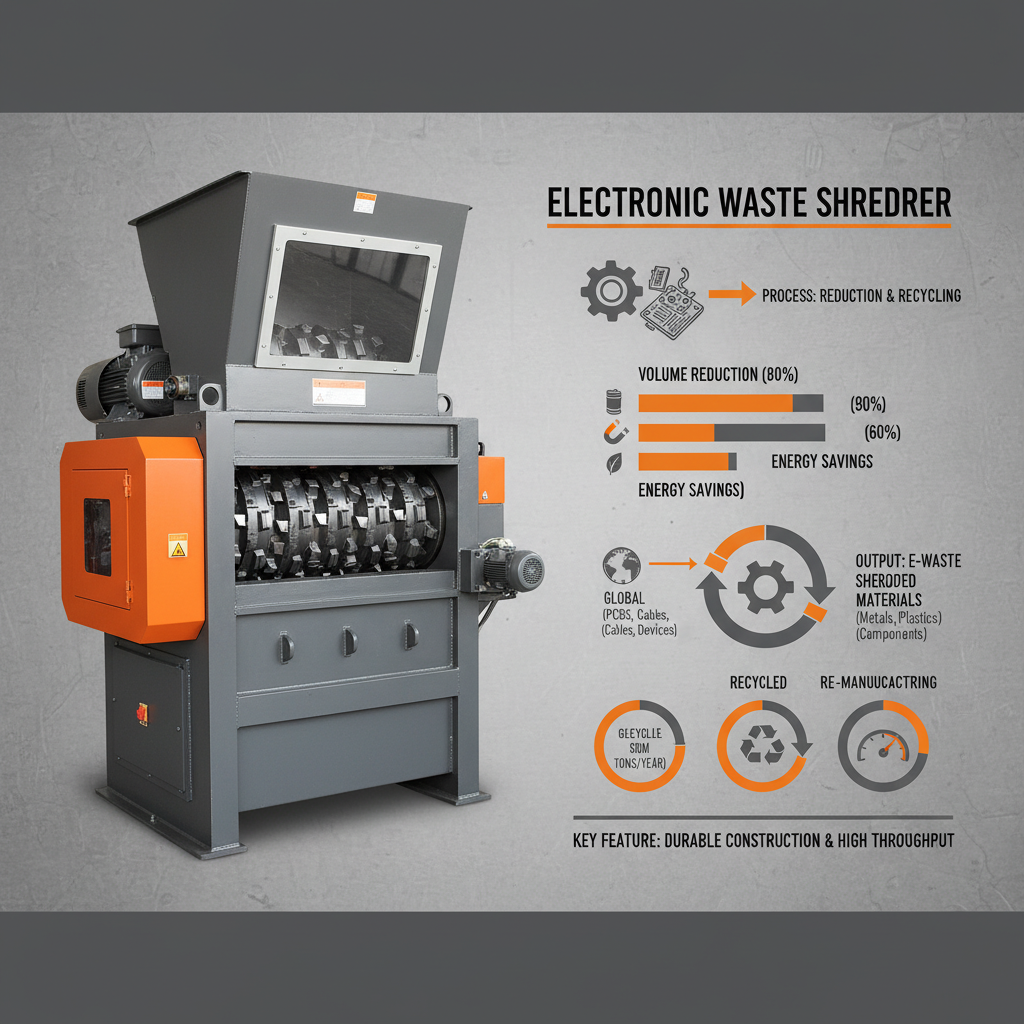 Advancements in Electronic Waste Shredder Technology for Sustainable Recycling