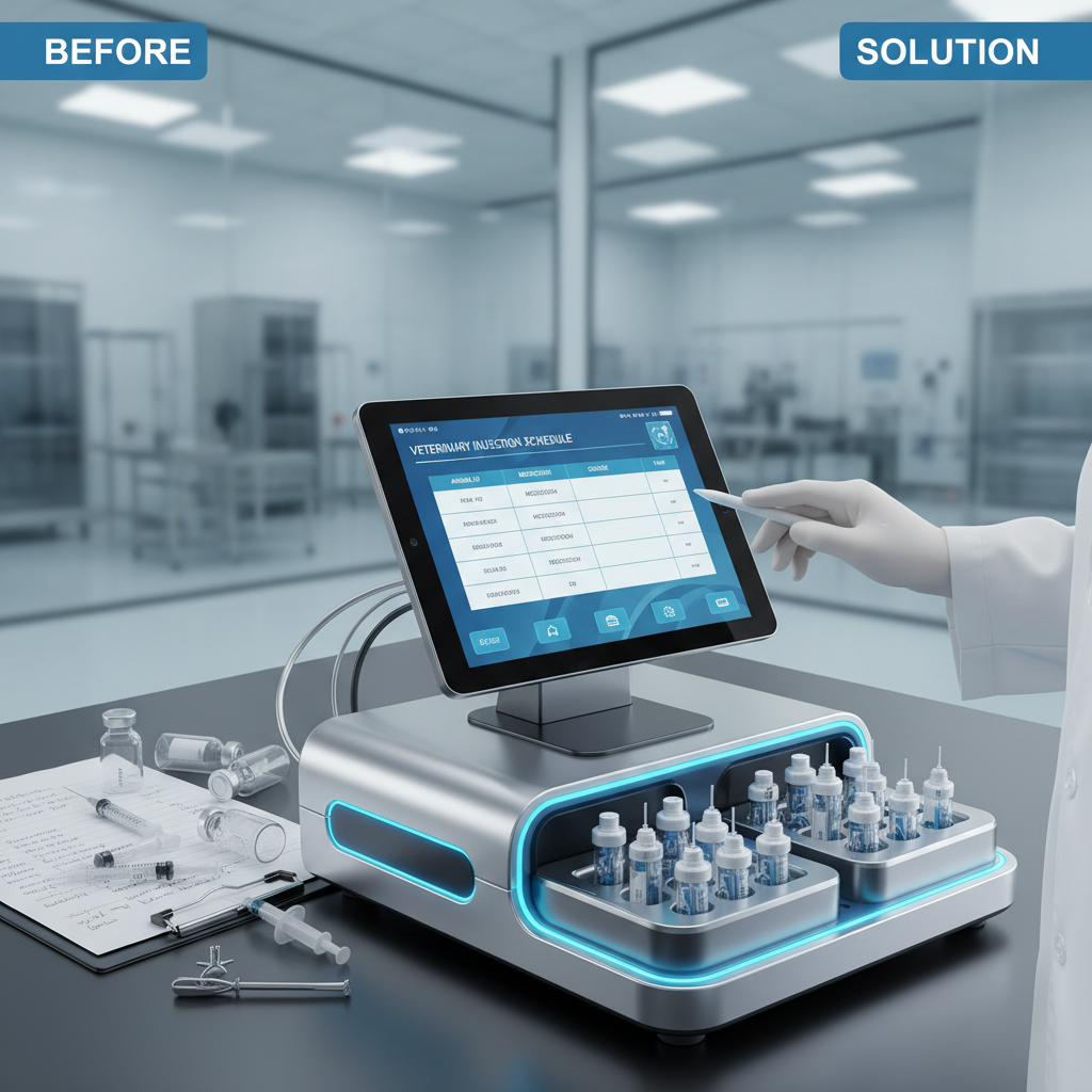 Comprehensive Veterinary Injection List Management for Animal Healthcare