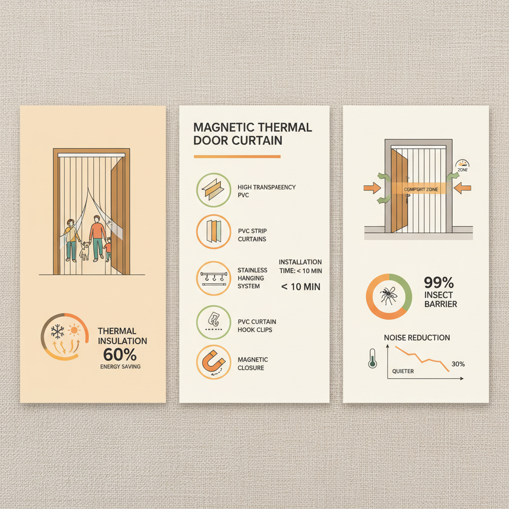 Effective Magnetic Thermal Door Curtains for Construction Site Management