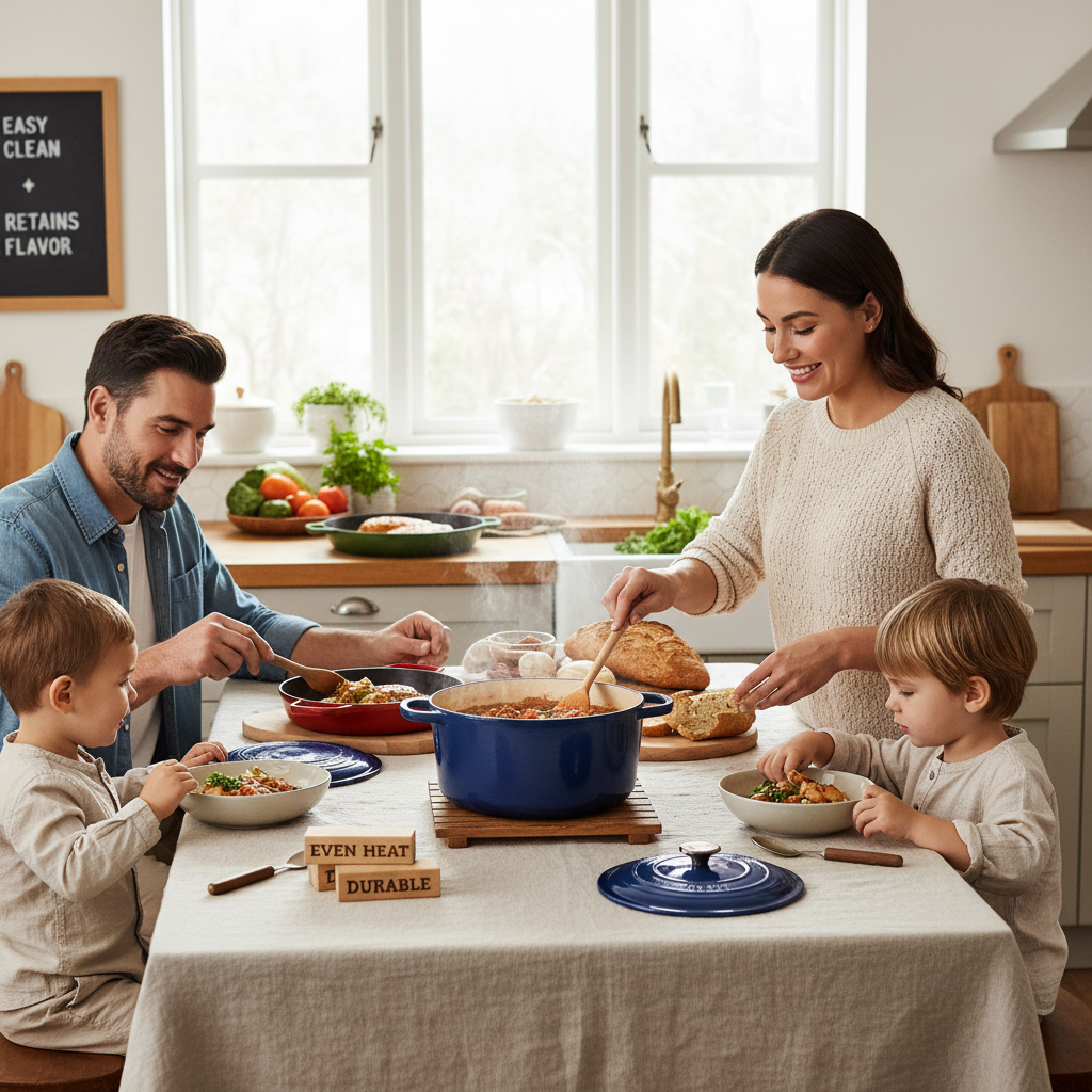 Discover the Lasting Benefits of Enameled Cast Iron Cookware