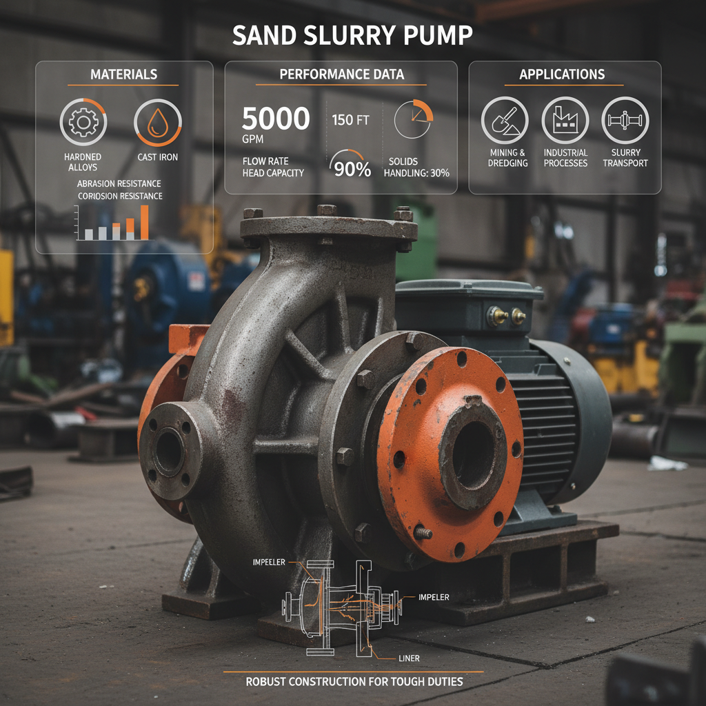 Optimizing Performance and Reliability of Sand Slurry Pumps for Diverse Applications