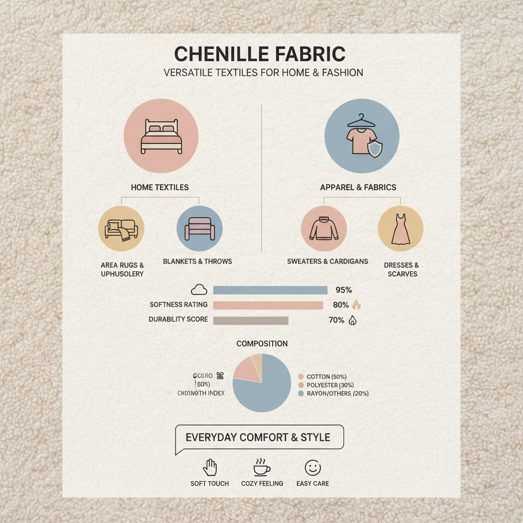 Exploring the Luxurious Texture and Versatile Applications of Chenille Fabric