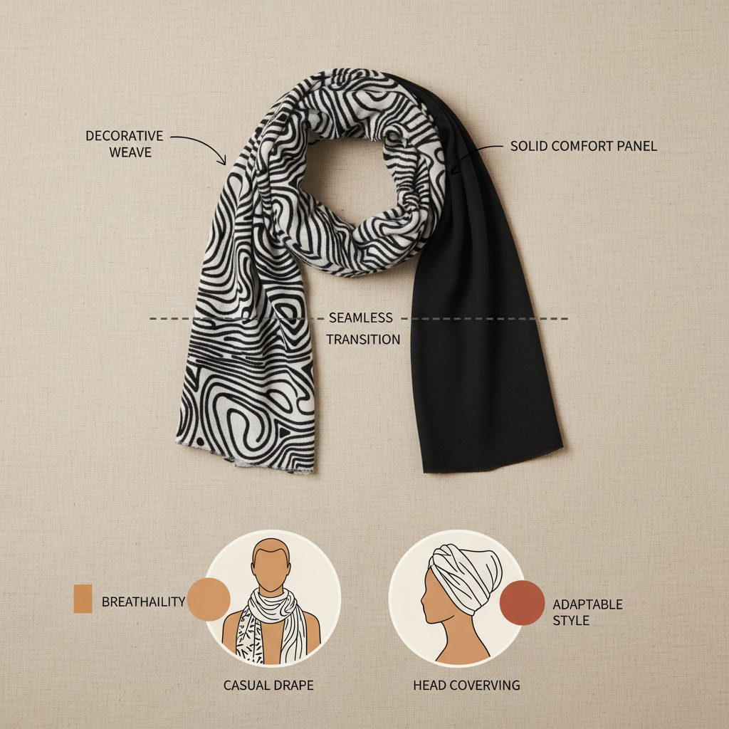 The Indispensable Black and White Scarf for Construction and Industrial Work