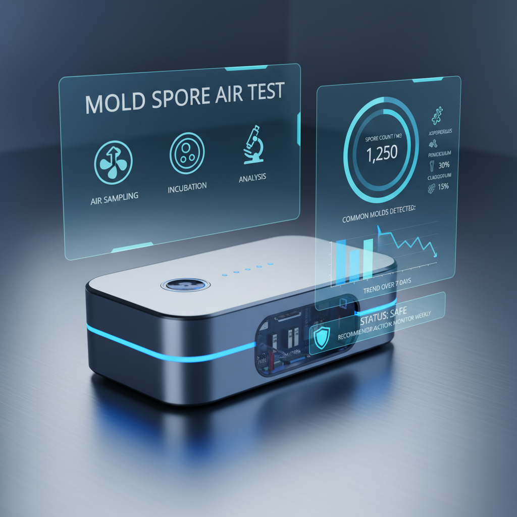 Proactive Mold Spore Air Test for Construction and Building Health