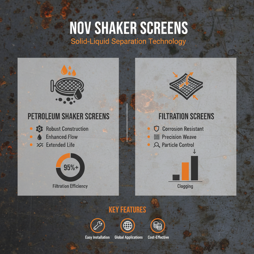 Reliable Nov Shaker Screens for Efficient Solids Control and Optimized Operations