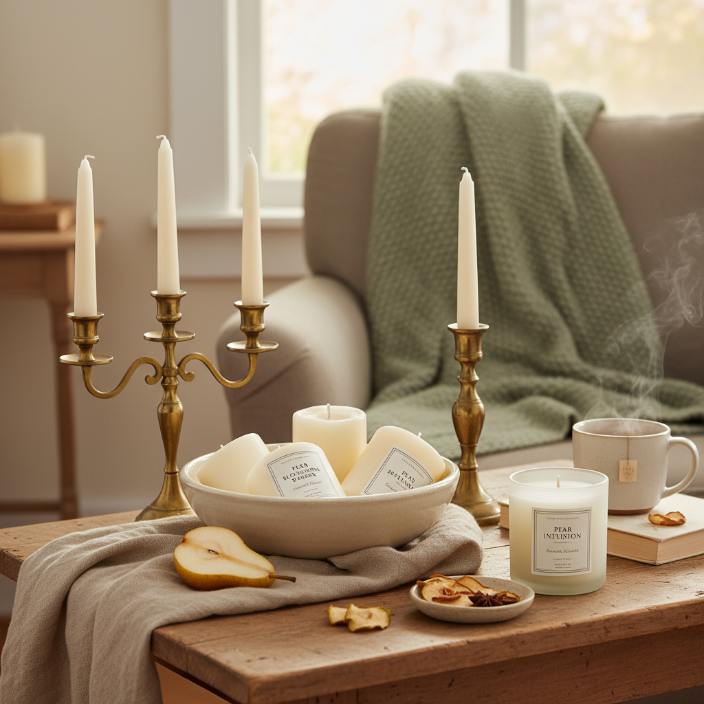 Enhancing Construction Site Morale with Quality Pear Scented Candles