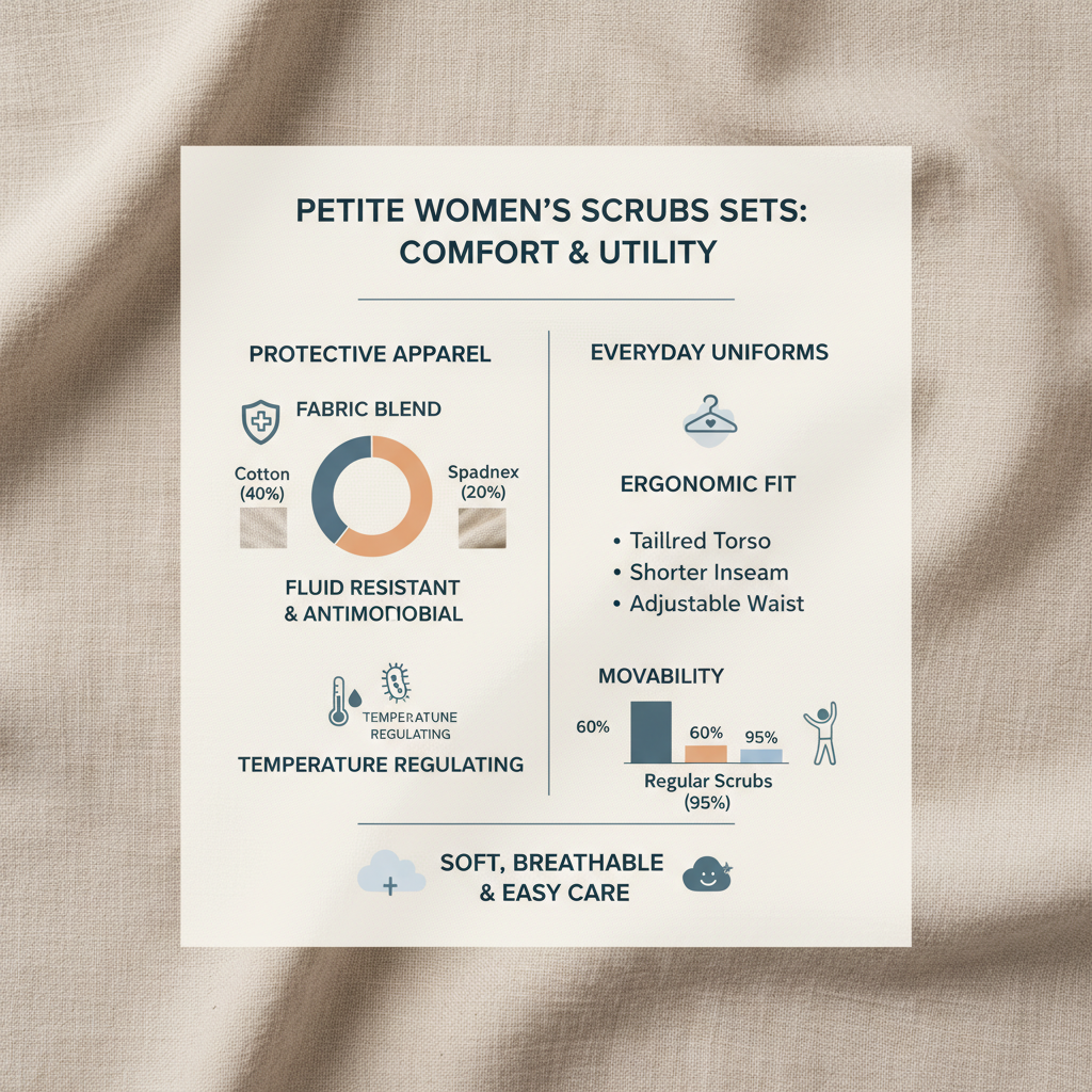 Finding the Right Fit Petite Womens Scrubs Sets for Healthcare Professionals