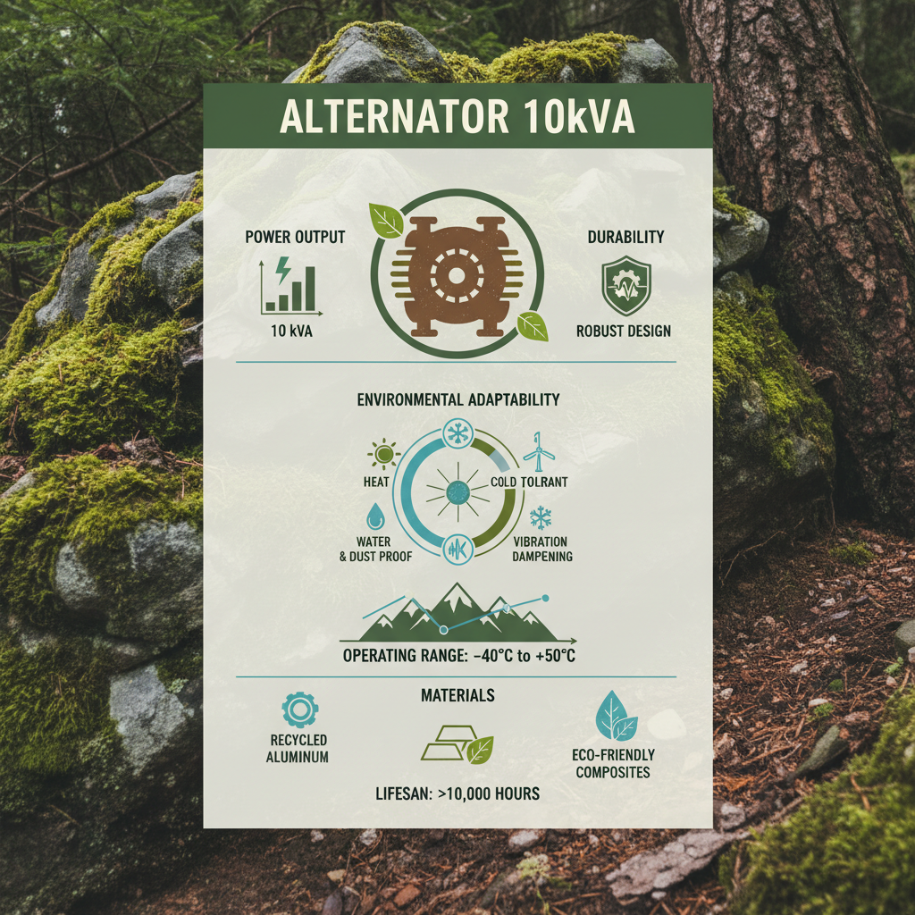 Reliable Power Solutions with the Versatile Alternator 10kva