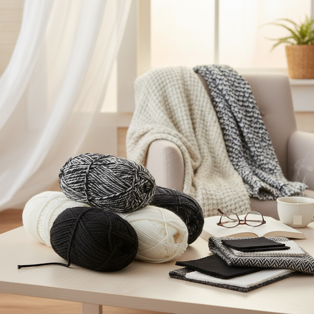 Exploring the Versatile World of Black and White Yarn and Its Applications